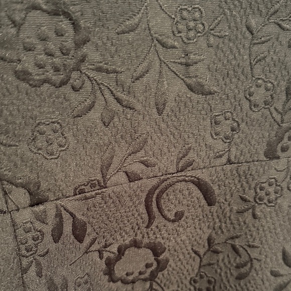 Torrid Black Floral Patterned Coat - Picture 8 of 10